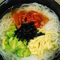 Jan Chi Gooksoo · Popular. Light anchovy clear broth noodle soup.