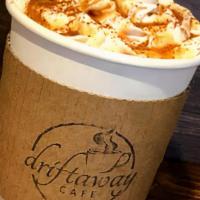 Mocha Salted Caramel Latte · TOP SELLER
Chocolate sauce and salted caramel syrup mixed with a double shot of espresso and...