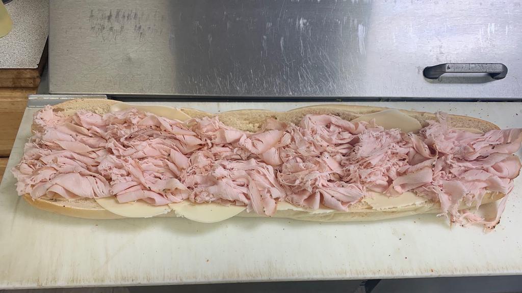 Thanksgiving Day Turkey · Stored baked turkey and American cheese.