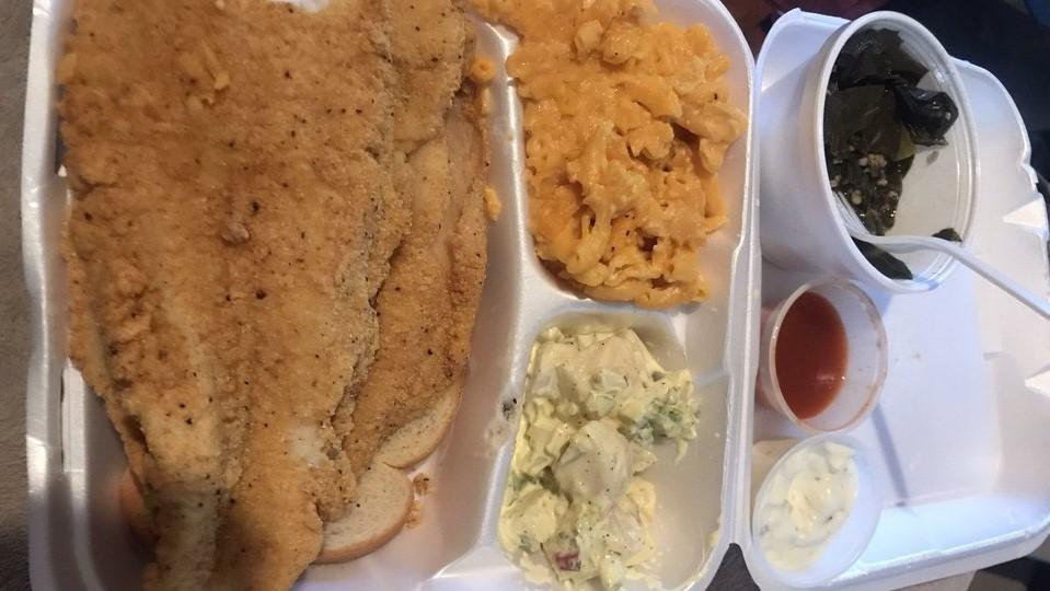 Fish Combo · Your choice of two items and two sides.