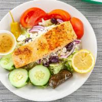 Grilled Salmon Salad · An 
