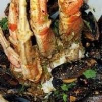Shrimp & Mussels Bowl · Mussels and shrimp in butter-white wine sauce and lemon.
