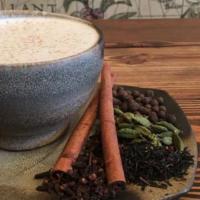 Chai Latte · Our signature Chai Blend with  Souk spices & Assam tea