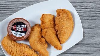 Fresh, Hand-Breaded Chicken Tenders · Served with your choice of dipping sauce.
