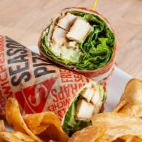Chicken Caesar · Grilled chicken with romaine lettuce, parmesan cheese and Caesar dressing.
