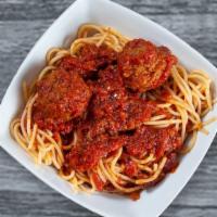 Kid'S Spaghetti With 2 Meatballs · 