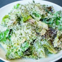 Caesar Salad · Chopped Romaine, Breadcrumbs, Parmesan, Anchovy *Anchovy in dressing can NOT be omitted, the...