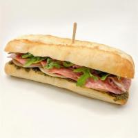 Salami & Prosciutto Sandwich · 