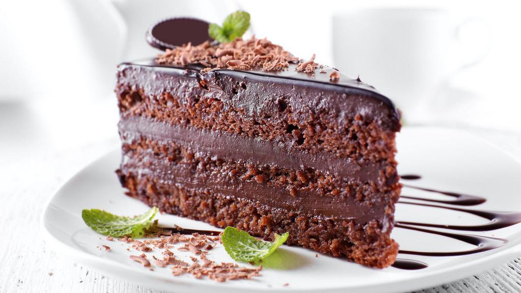 Triple Chocolate Cake · Homemade triple chocolate cake.