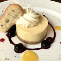 Key Lime Pie · Blueberry Compote, Passionfruit Caramel, Whipped Cream, Pistachio & Ruby Chocolate Milano

*...
