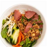 Noodle Salad · Choice of vegetable, vermicelli noodles, choice of protein(s).   Garnish with green onions a...