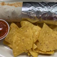 California Burrito · Meat, fries, vegetables, guacamole, and cheese. Rice, beans, salsa, guacamole, sour cream, c...