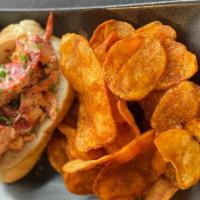 Lobster Roll · New England style, chives, lemon, homemade chips.