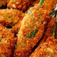 Jalapeno Poppers · Served with jalapeno ranch dipping sauce.
