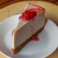 Cheesecake · Our famous cheesecake made with young coconut meat.