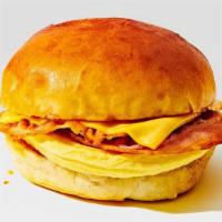 The Dmv · The classic DC breakfast sandwich! Crispy bacon, egg and American cheese, served warm 🔥 on ...