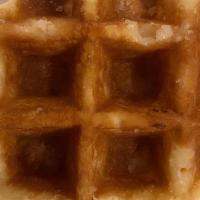 Belgian Waffle · Add a Belgian Waffle to any frozen dessert cup.  Waffles imported from Belgium.  remove from...