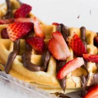 Waffle 2 · Strawberry and nutella.