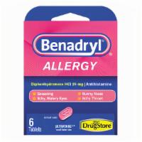 Benadryl Allergy Tabs 6Ct · 