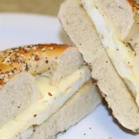 Egg & Cheese Sandwich · Comes on choice of bagel, white, wheat, rye or croissant.