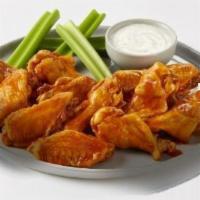 Traditional Wings · Traditional bone-in wings with your choice of sauce.