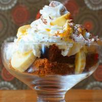 Banoffee Pie · Soft and crunchy cracker crust, soft dulce de leche, slices of fresh banana topped with whip...