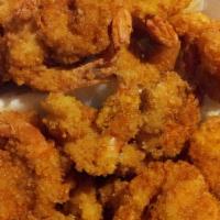 Fried Shrimp( 8) Basket · Jumbo Fried Shrimp w/Waffle Fries