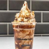 Hot Fudge Sundae · Vanilla ice cream, chocolate fudge, peanuts, chocolate vanilla swirl ice cream.