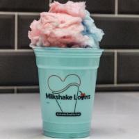 Cotton Candy Milkshake · Vanilla ice cream, cotton candy flavor.