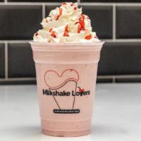 Strawberry Milkshake · Vanilla ice cream, strawberry sauce.
