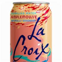 La Croix Pamplemousse- · Natural grapefruit essence. No Sodium. No Sweetener.