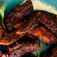 Spicy Chicken Wings (6Pcs)辣鸡翅 · Korean style spicy hot fried chicken wings