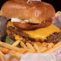 2Twenty2 Burger · With lettuce, tomato and cheese

This item is cooked to order and may be served raw or under...