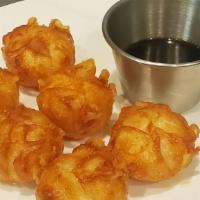 Fried Shumai · Fried shrimp dumpling.
