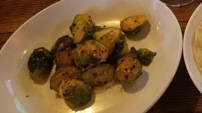 Fried Brussels Sprouts · Gluten free. Served with Saffron Aioli.