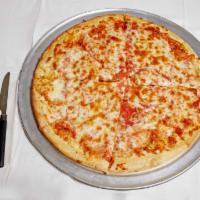 2 Lg 14” Cheese Pizzas · 