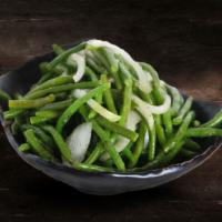 Green Beans · Long & fancy Sautéed with sweet onions