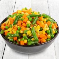 Mixed Vegetables · Wok fired corn, peas, green beans and carrots