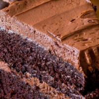 Chocolate Cake · With an airy, light sponge.