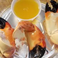 1/2 Lb. Florida Stone Crab Claws · Your choice of the seasoning style, also Side Options for dipping or seasoning it yourself.