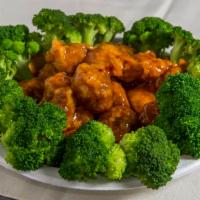 Chicken With Broccoli · With steam rice.