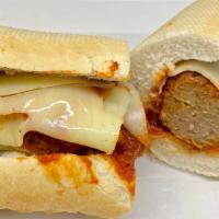 Meatball Sub · with provolone cheese