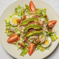 Cobb Salad · iceberg lettuce, grilled chicken, tomato, bacon, egg, avocado, gorgonzola, balsamic vinaigre...