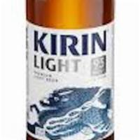 Kirin Light (Must Be 21 To Purchase) · Refreshing, spicy hop aromas, malt, clean and crisp.