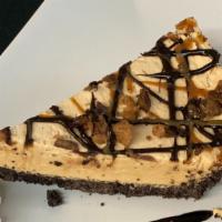 Peanut Butter Delight · A rich chocolate peanut butter mousse over an Oreo cookie crust served with a peanut butter ...