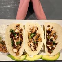 Chicken Taco · Traditional Mexican tacos with steak diced cut.