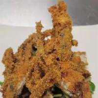 Soft Shell Crab · Crab that has recently molted and still has a soft shell.