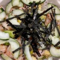 Californication · Shrimp, wasabi shoyu, cucumber, avocado, nori