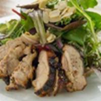 Ensalada Orinoco · grilled chicken breast, fresh greens salad with red onions, green grapes,. tossed in a sherr...