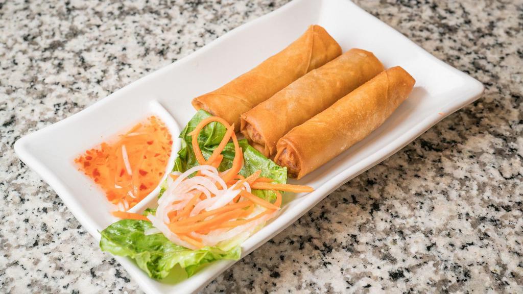 Vietnamese Fried Spring Rolls (3) · Pork and shrimp.